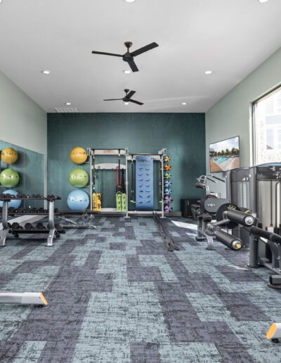 Gym Room Amenities